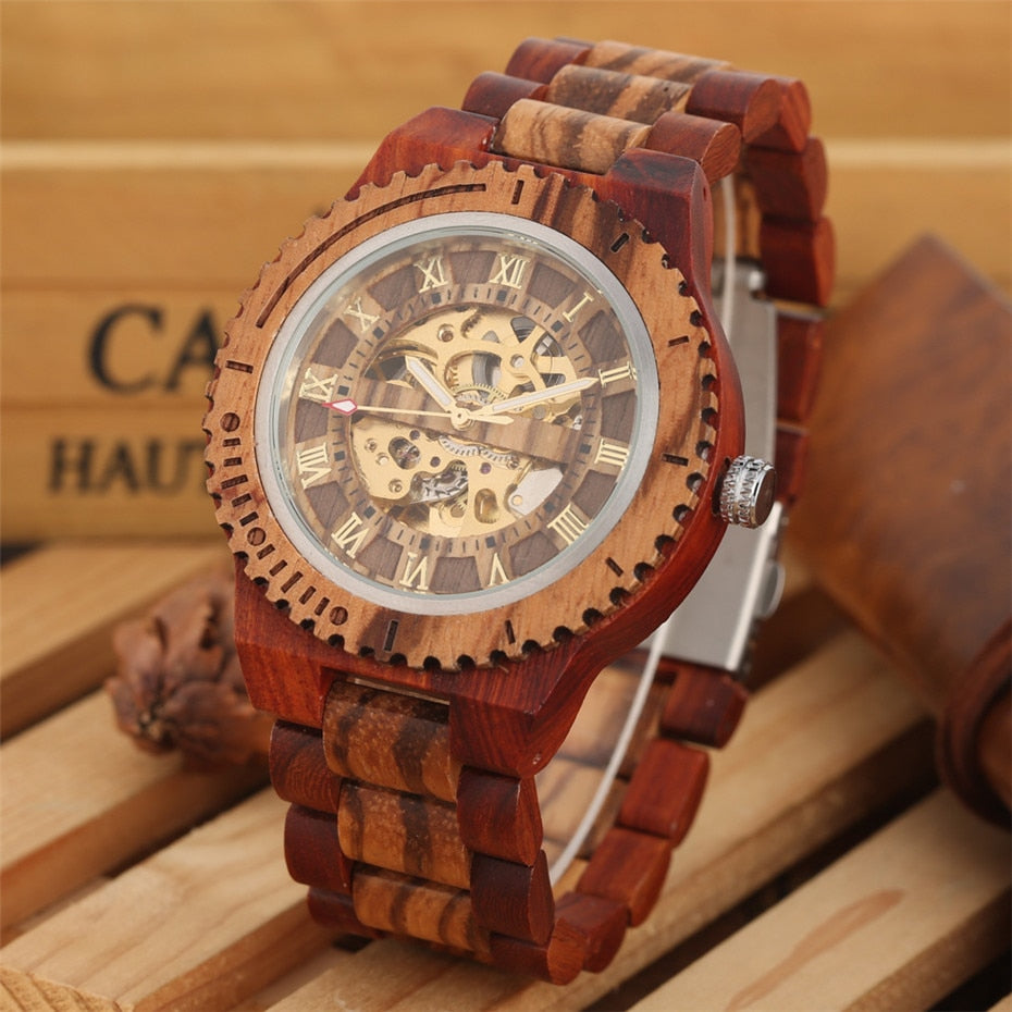 Automatic Wood Watch